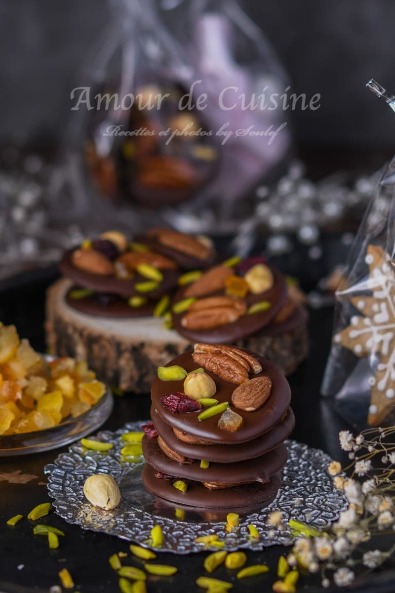 les mendiants au chocolat - cadeau gourmand