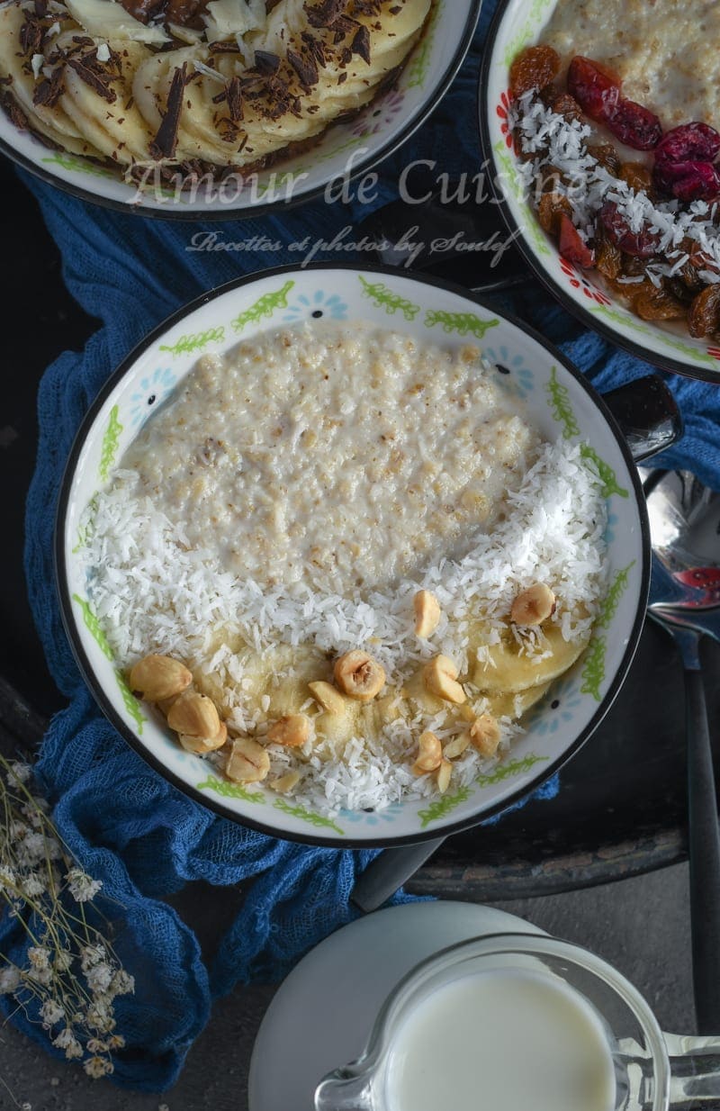 porridge bowl pour petit déjeuner