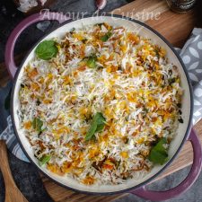 Biryani végétarien au chou fleur