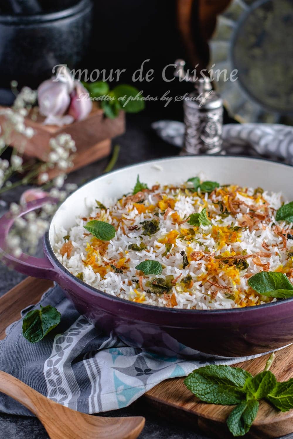 Biryani végétarien au chou fleur