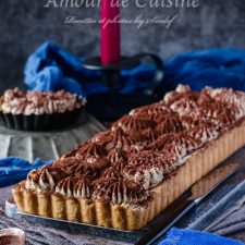 tarte tiramisu à la ganache au chocolat