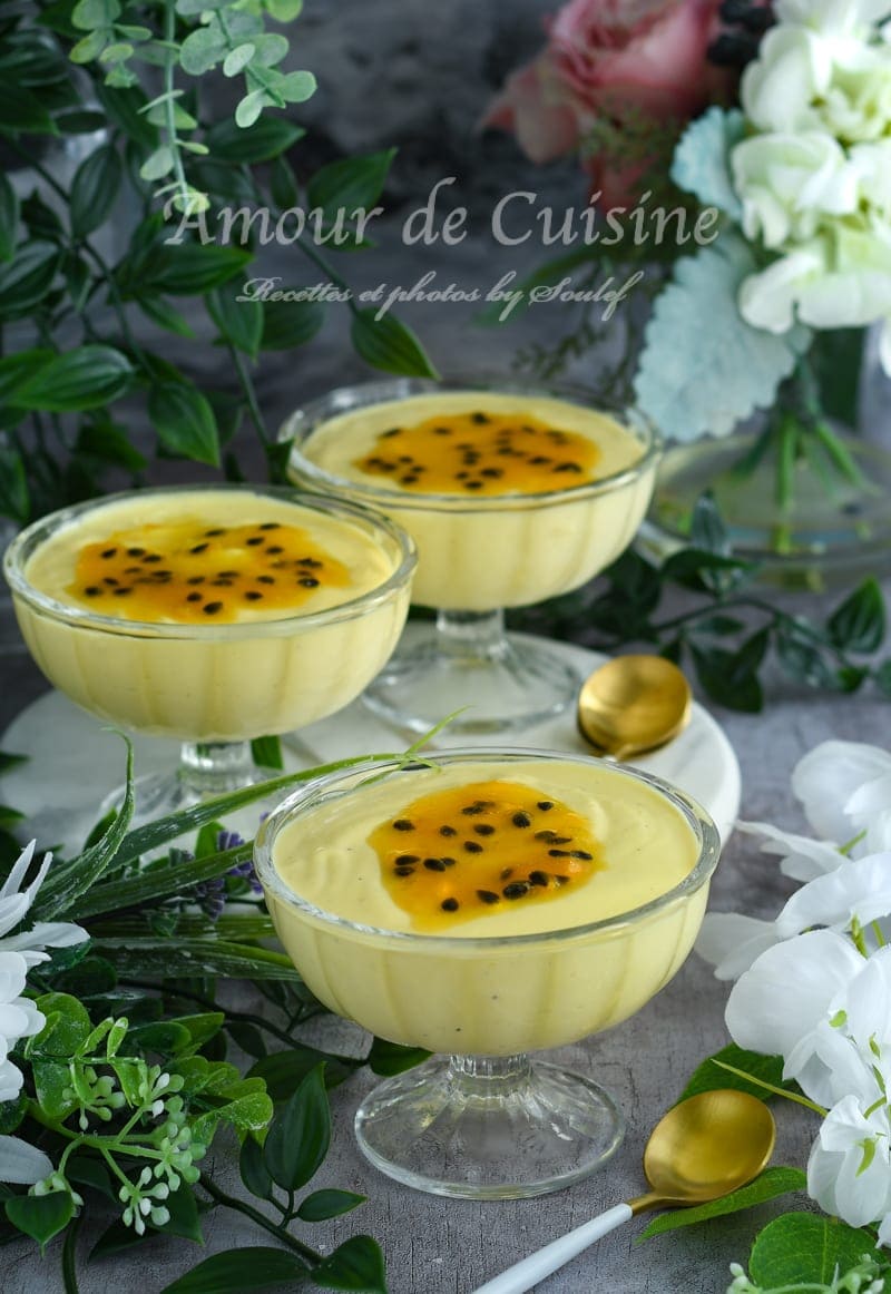 Mousse aux fruits de la passion à la brésilienne