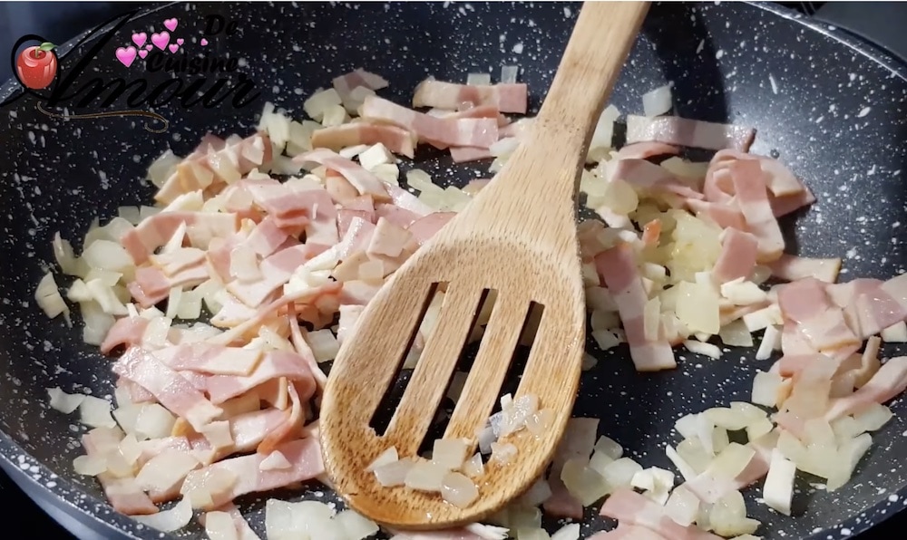 preparation des ingredients de la tartiflette savoyarde