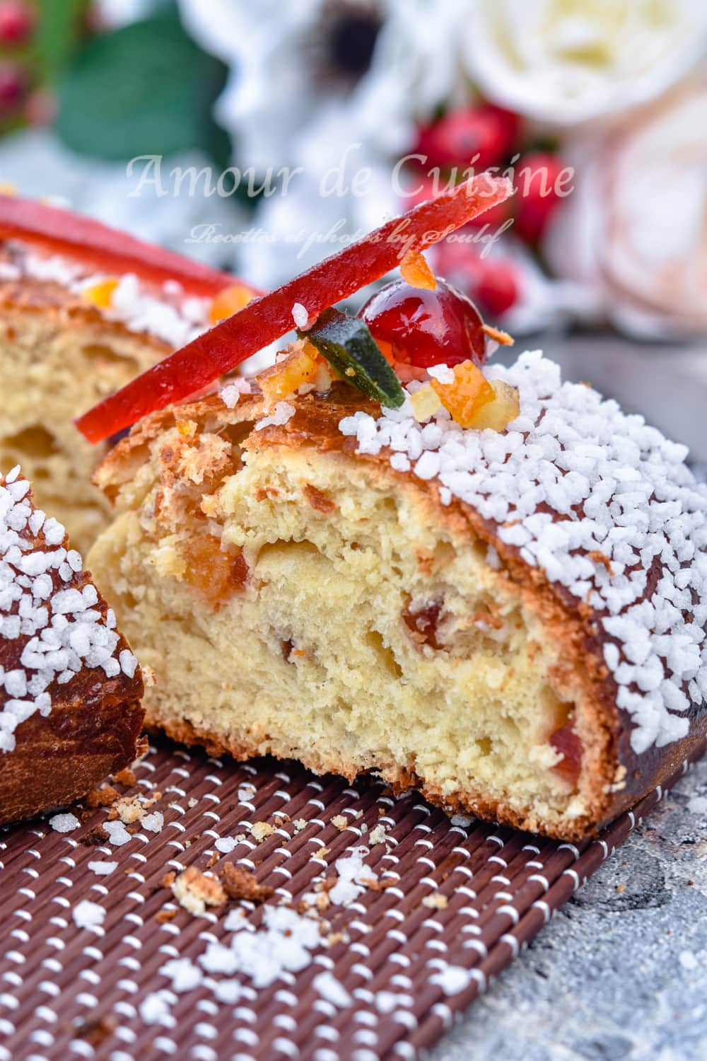 recette couronne des rois aux fruits confits