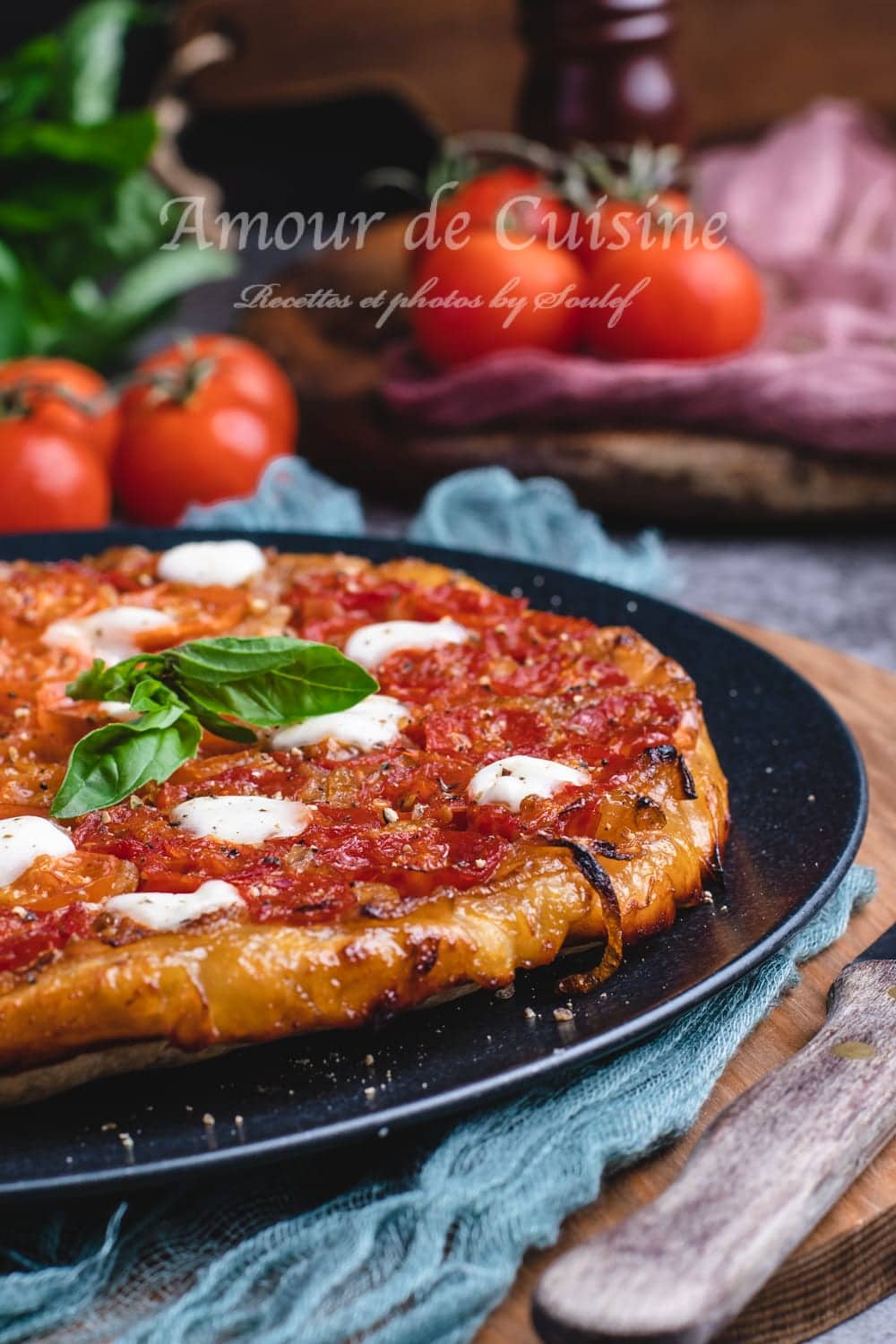 Tarte tatin aux tomates cerises