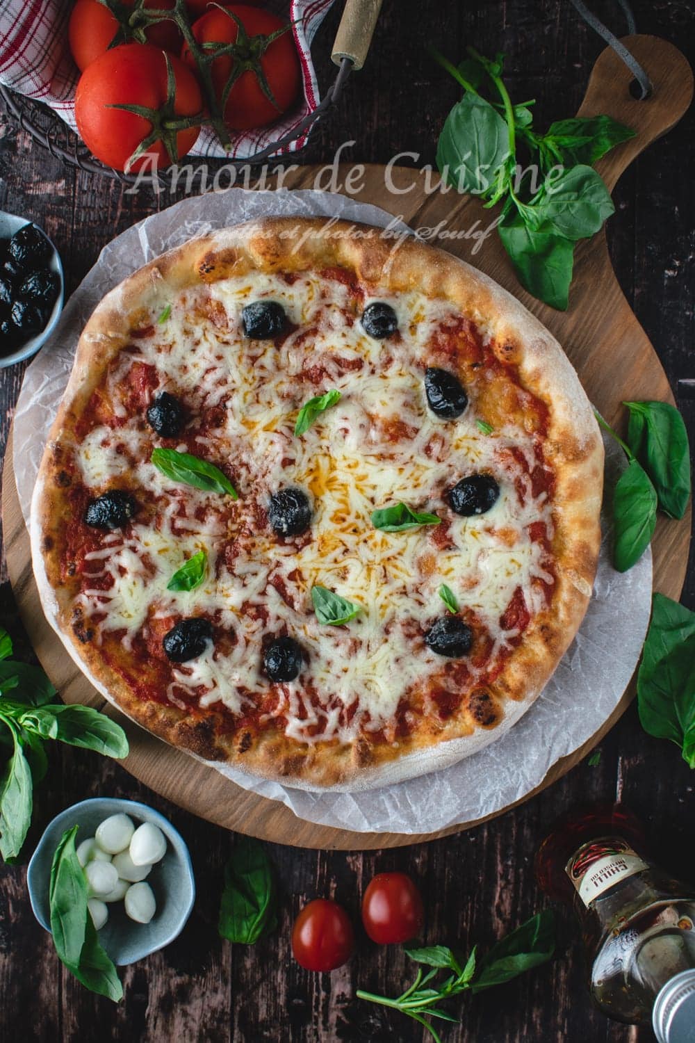 pizza margherita cuisson parfaite