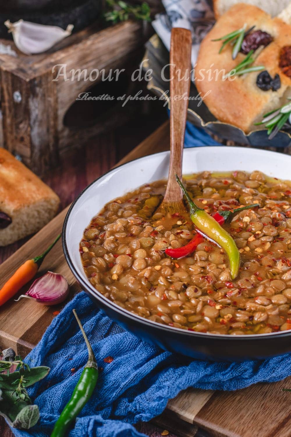 recette de lentilles vertes à l'algerienne