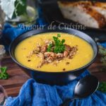 Velouté de panais au granola salé