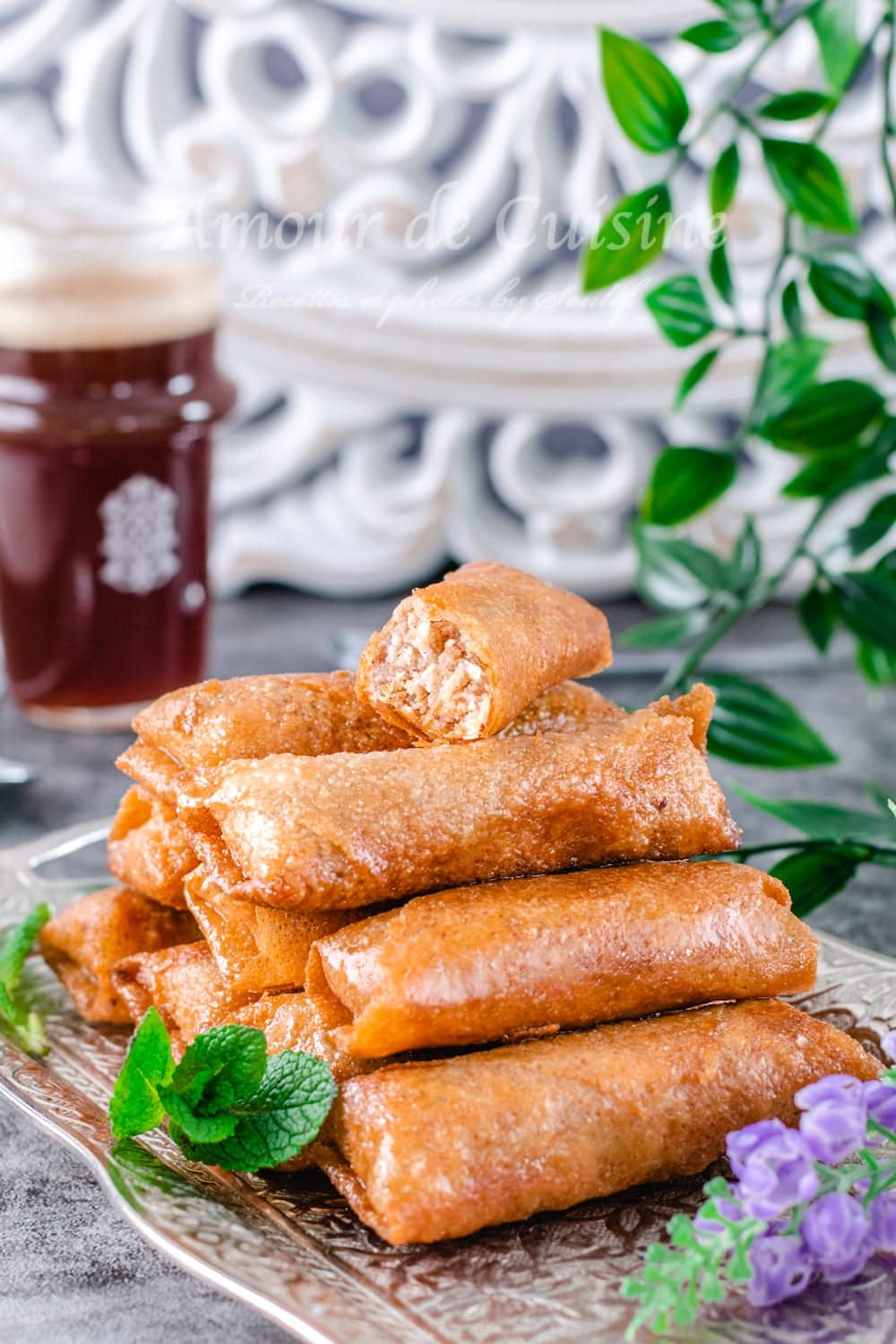 cigares aux amandes, dessert Ramadan