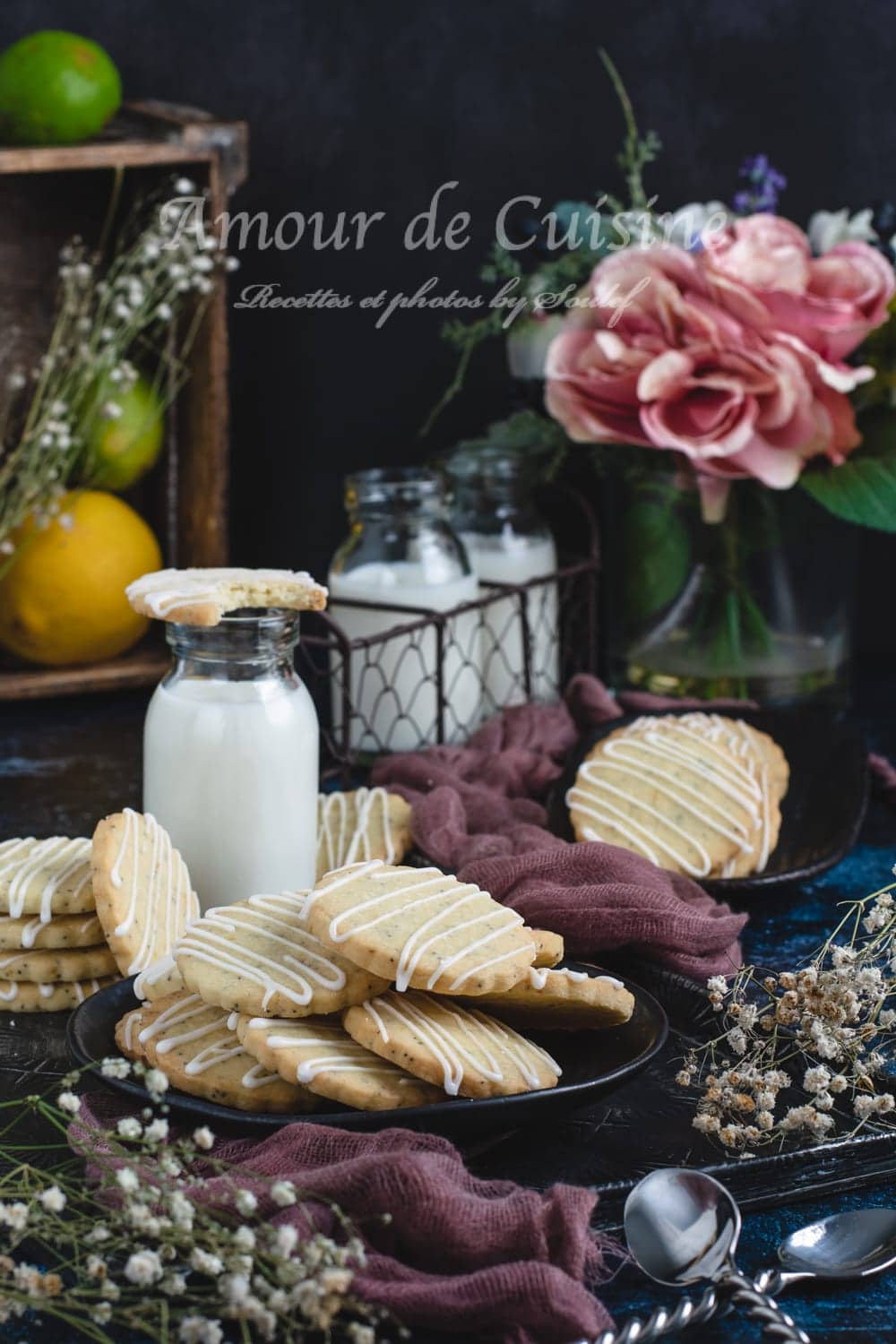 Shortbread aux graines de pavots et citron