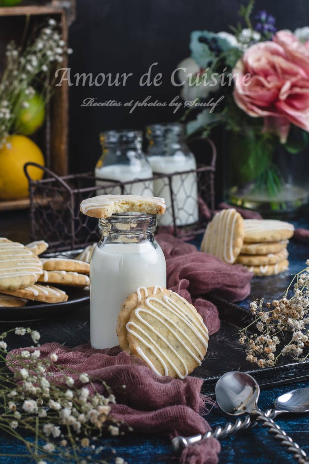 Shortbread aux graines de pavot et citron