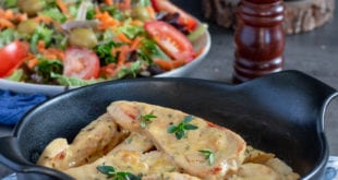 Aiguillettes de poulet à la moutarde et gingembre