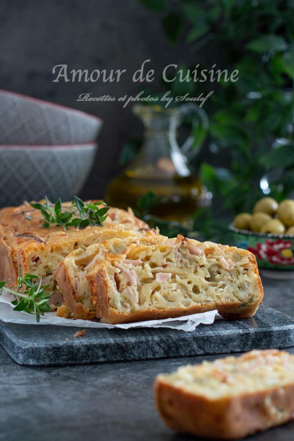 Cake salé au jambon de dinde