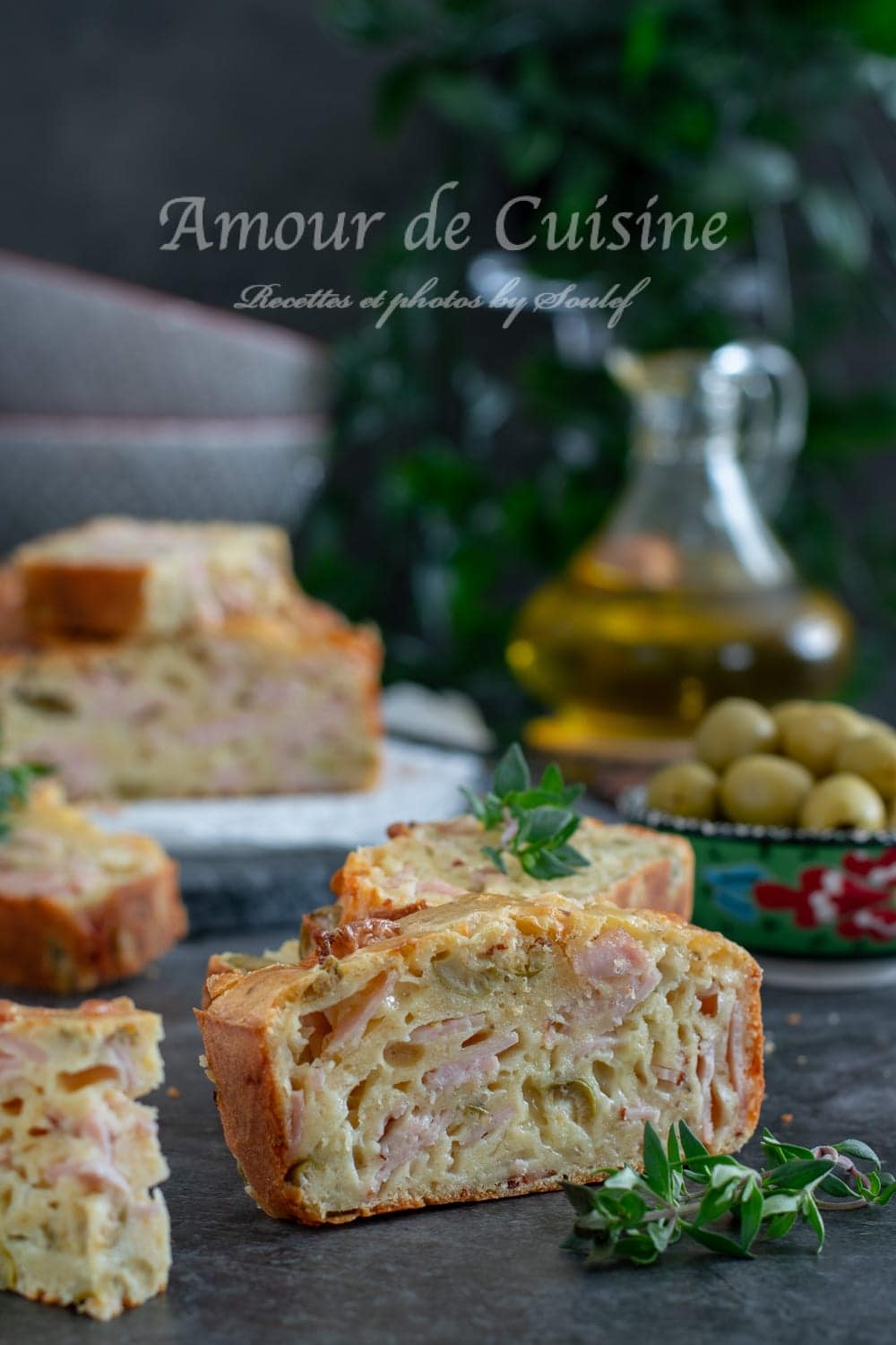 Cake salé au jambon de dinde