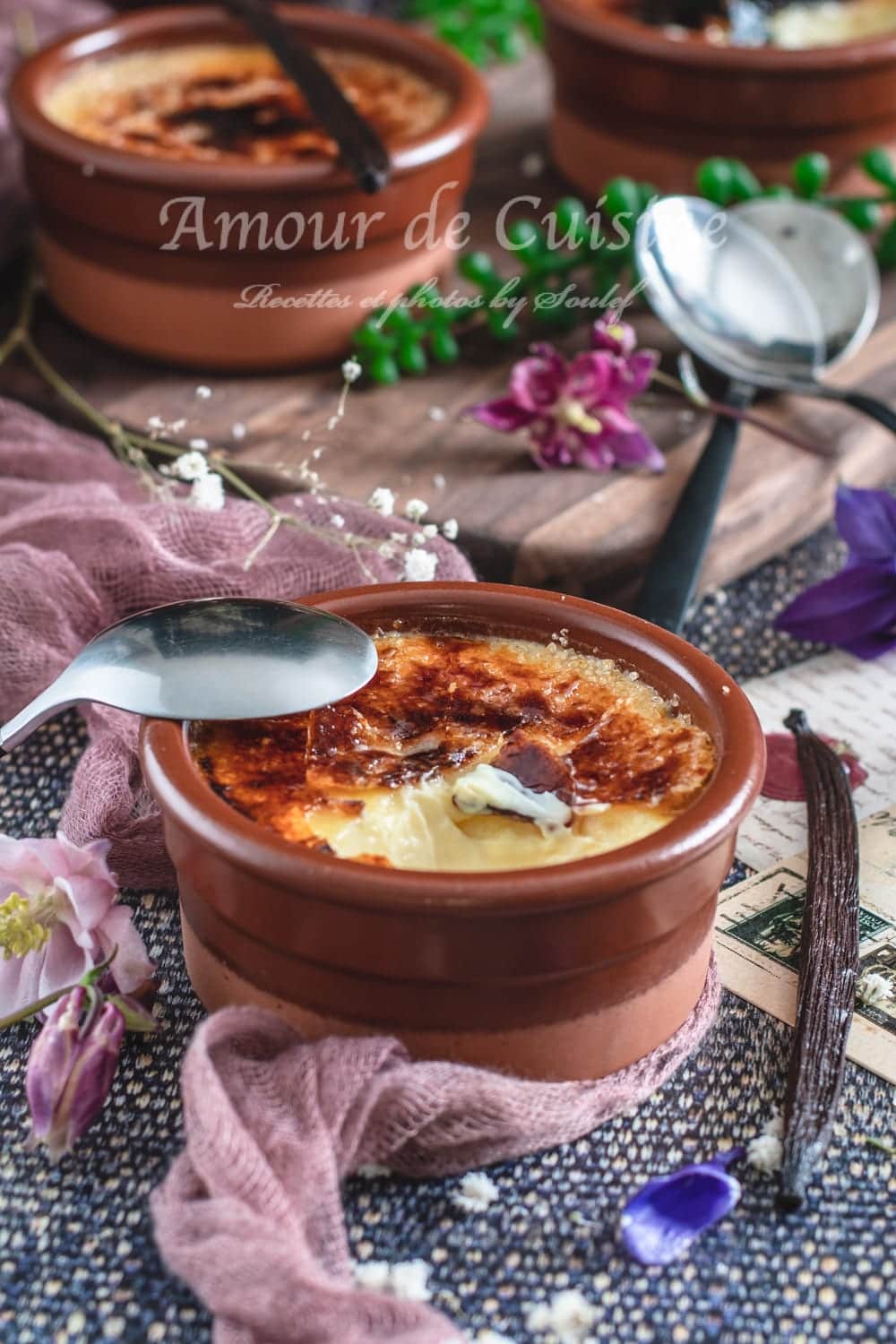 Crème brûlée à la vanille facile