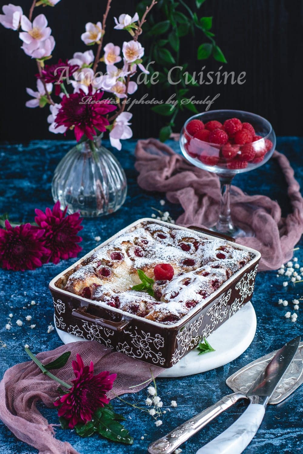 Clafoutis aux framboise facile