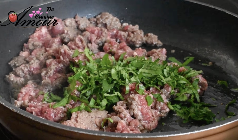 cuisson de la viande hachee