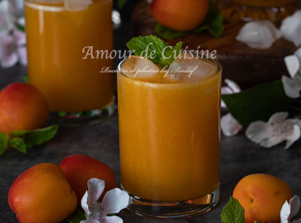 Jus d’abricots fait maison parfait