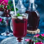 Thé glacé detox aux cerises