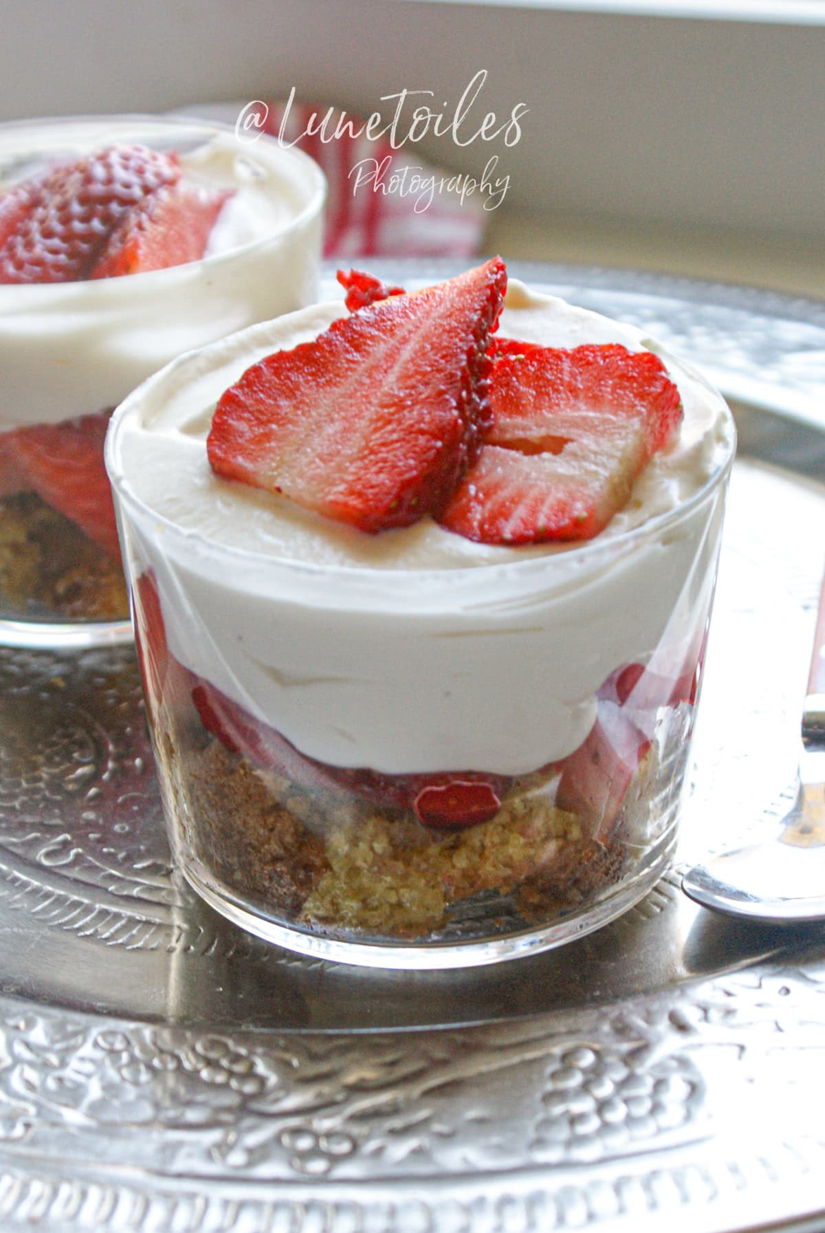 Recette de trifle aux fraises, mascarpone et quatre quart pur beurre