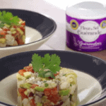 ceviche de poisson à la Fleur de sel de Guérande