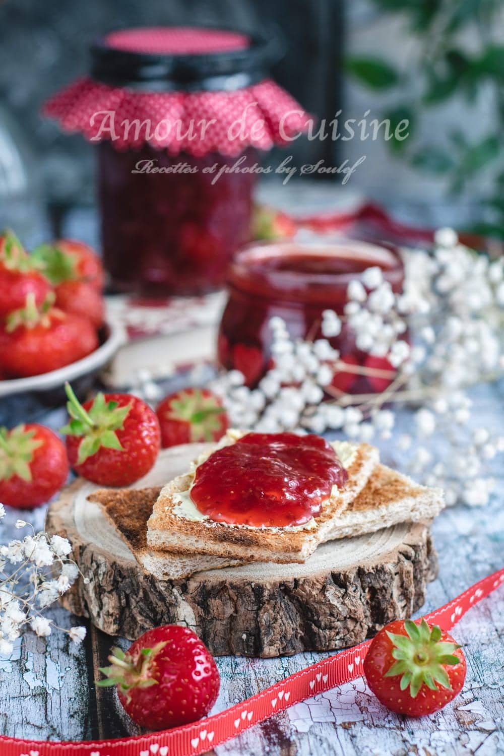 Confiture de fraises maison traditionnelle