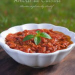 sauce tomate maison