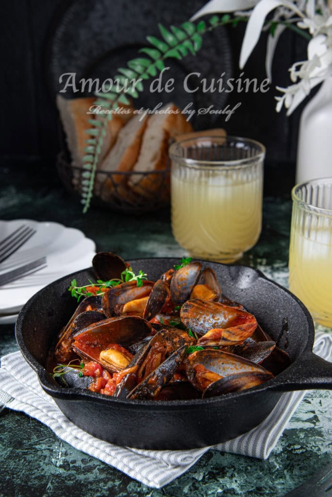 Recette facile des moules à la provençale