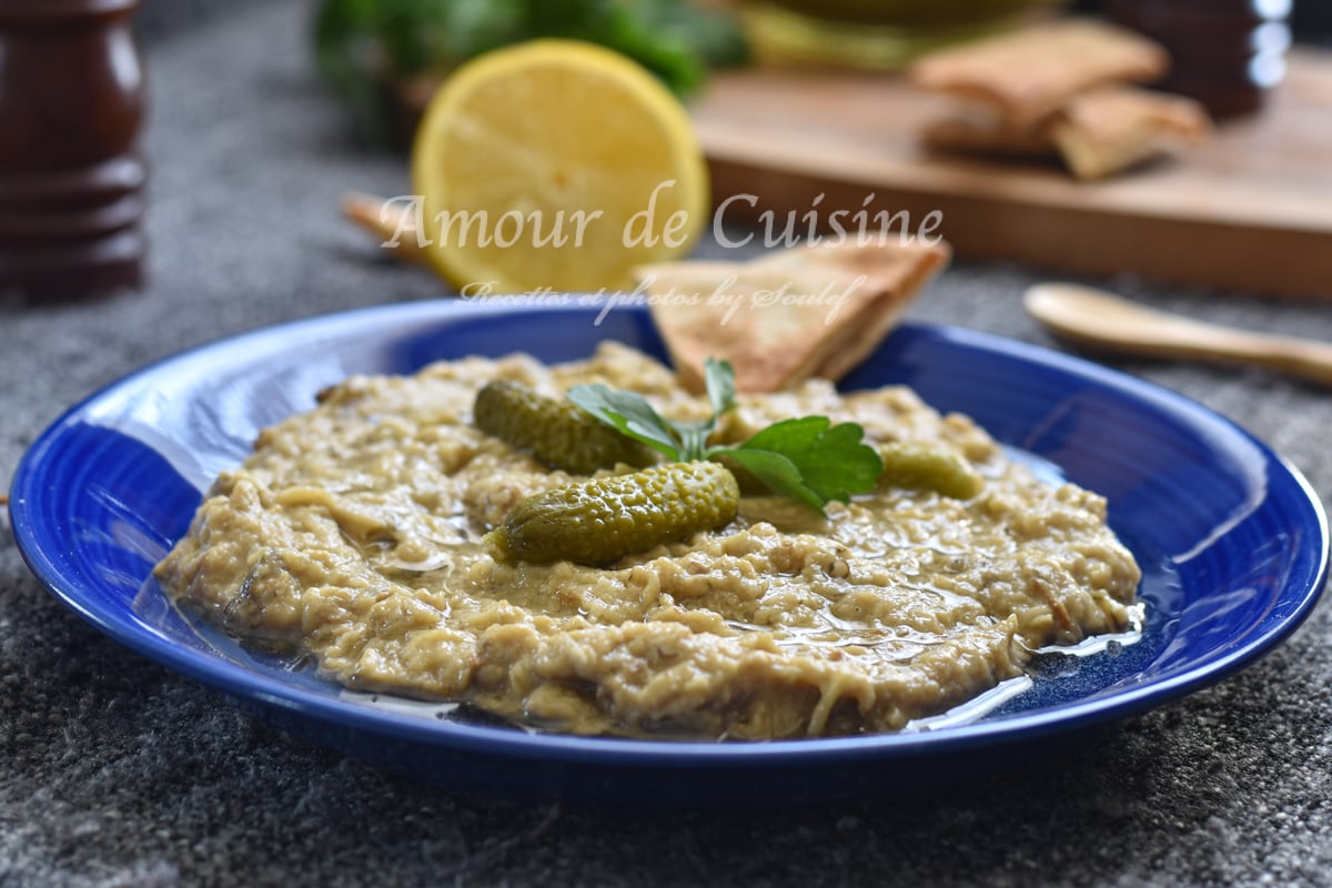 baba ghanouj ou baba ganoush (cuisine libanaise)