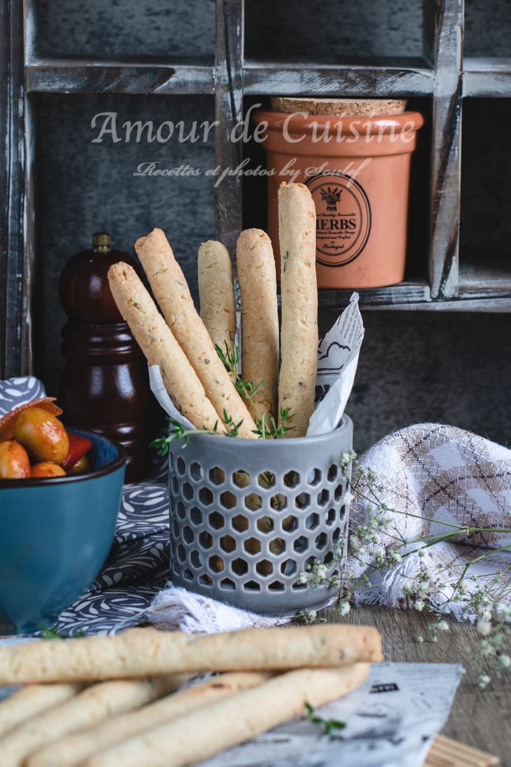 gressins aux amandes apéritifs sans gluten