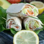 Wraps au saumon fumé facile