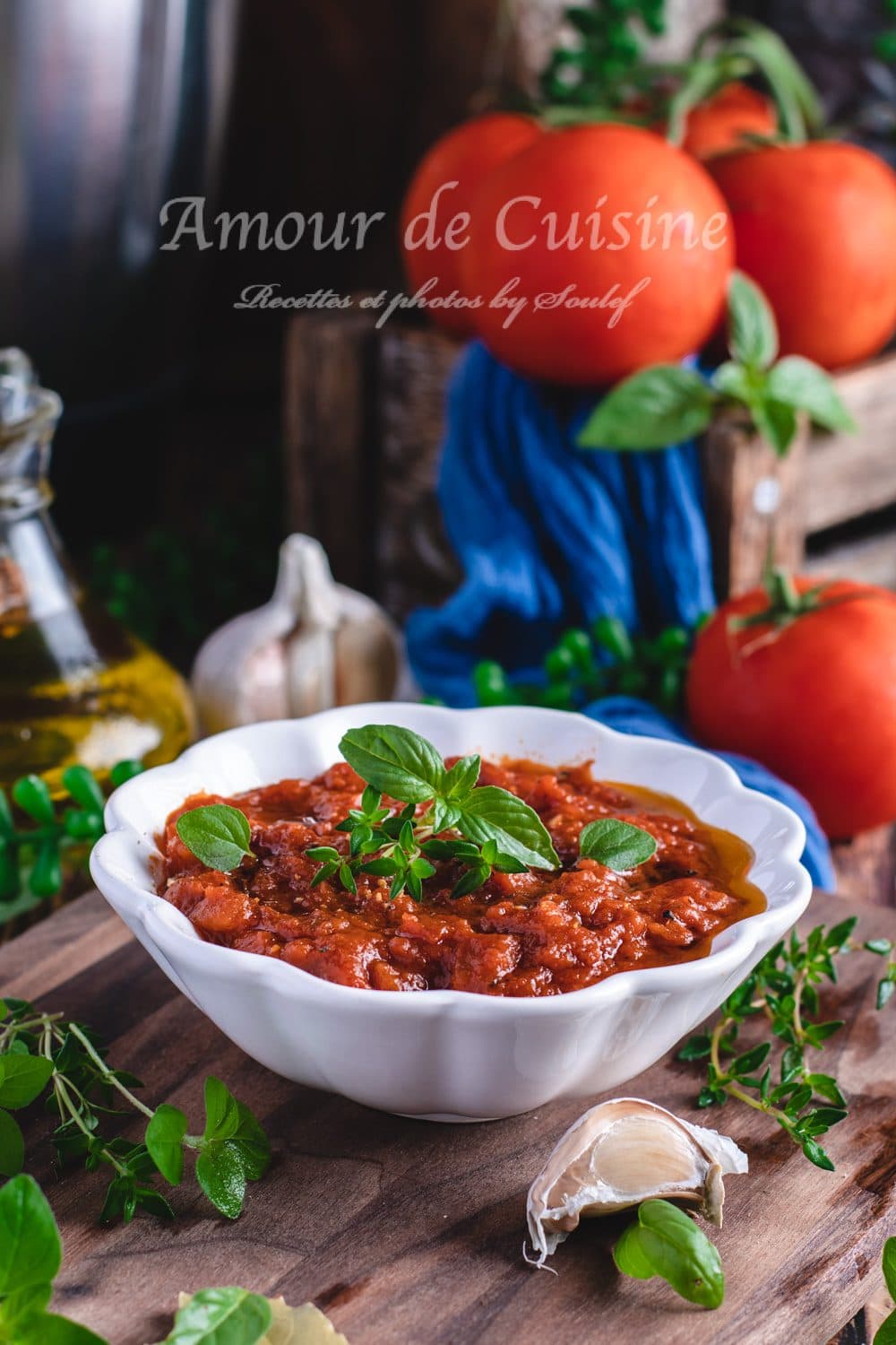 recette facile de la sauce tomate ua Thermomix