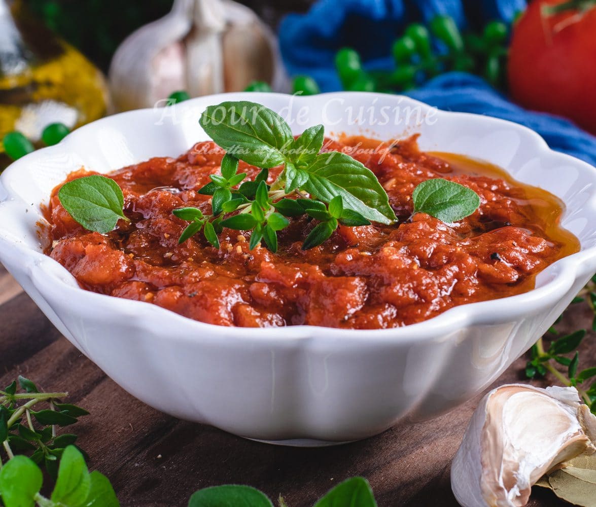 coulis de tomates maison facile - Amour de cuisine