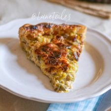 Recette facile de tarte aux poireaux sans œufs, gourmande et rapide à réaliser