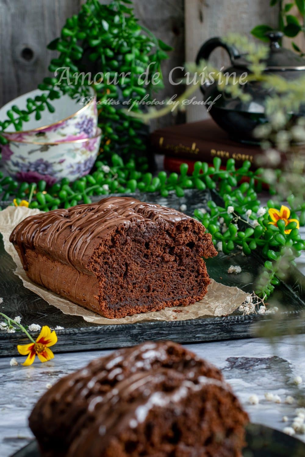 Cake au chocolat et courgette ultra moelleux