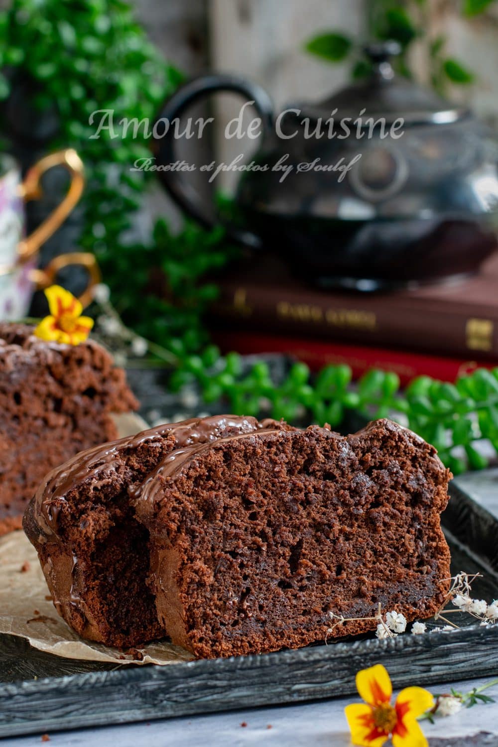 Cake au chocolat et courgette ultra moelleux