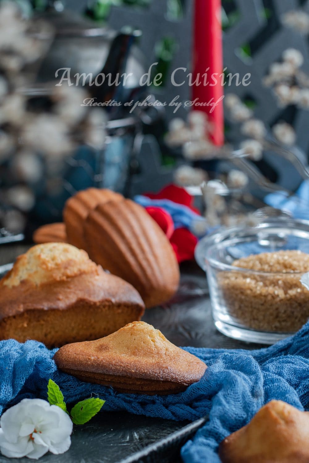 Madeleines au sucre brun