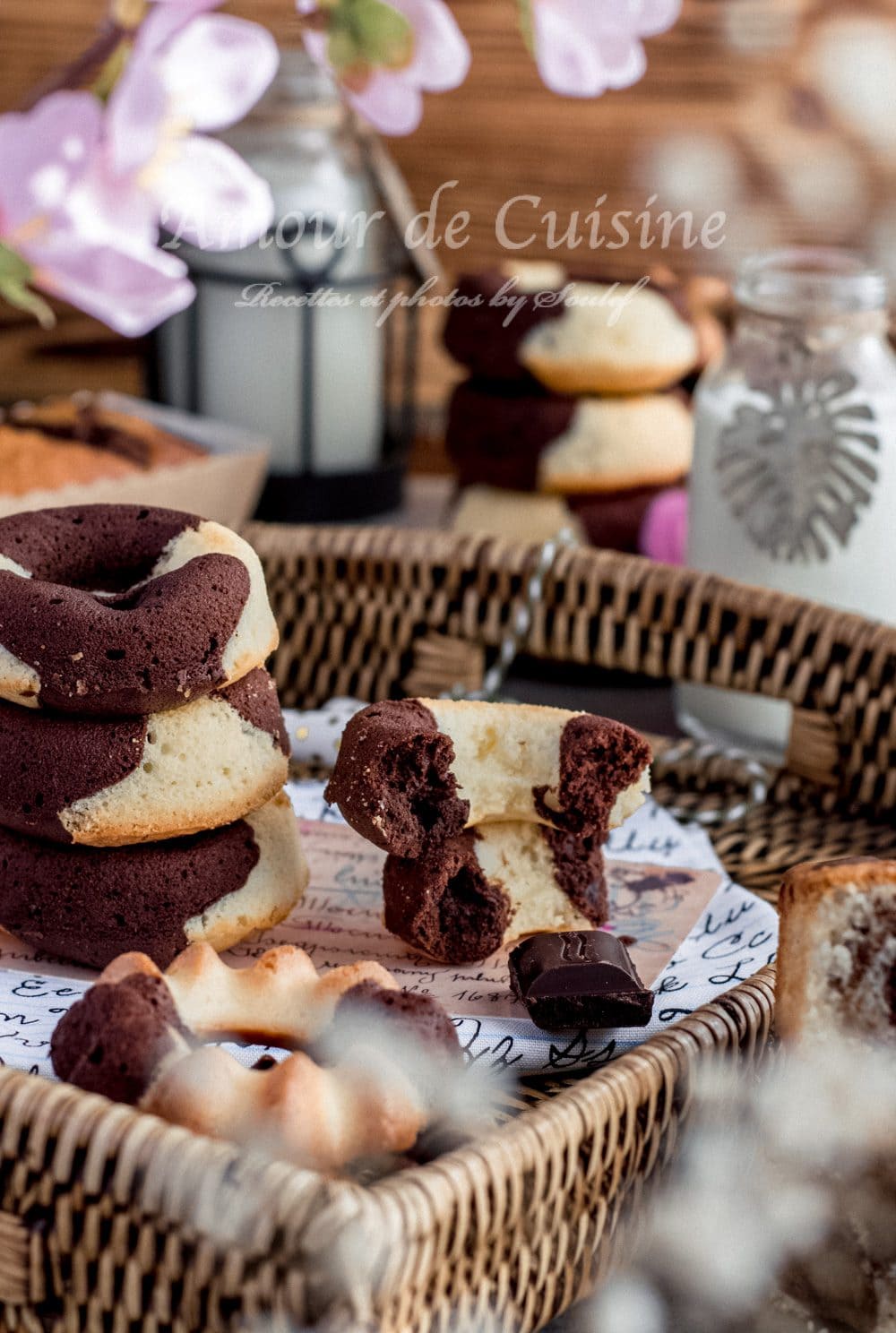 Marbrés façon donuts St Michel