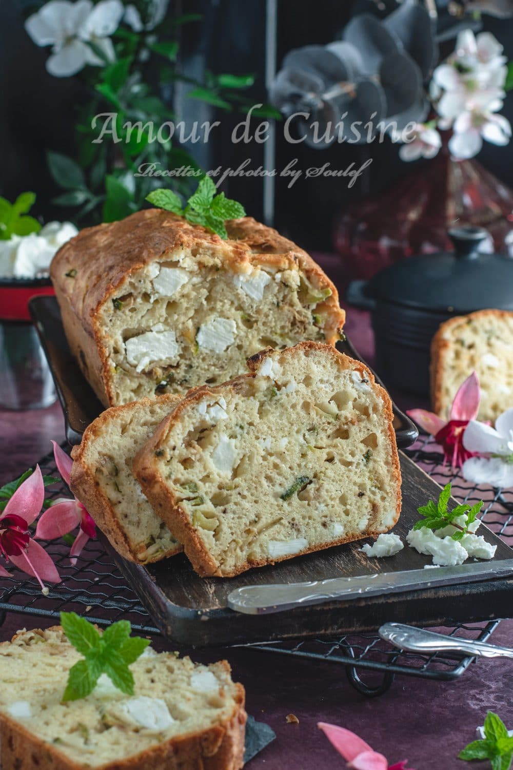 Cake salé aux courgettes et féta