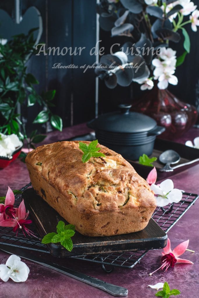 Cake salé aux courgettes et féta