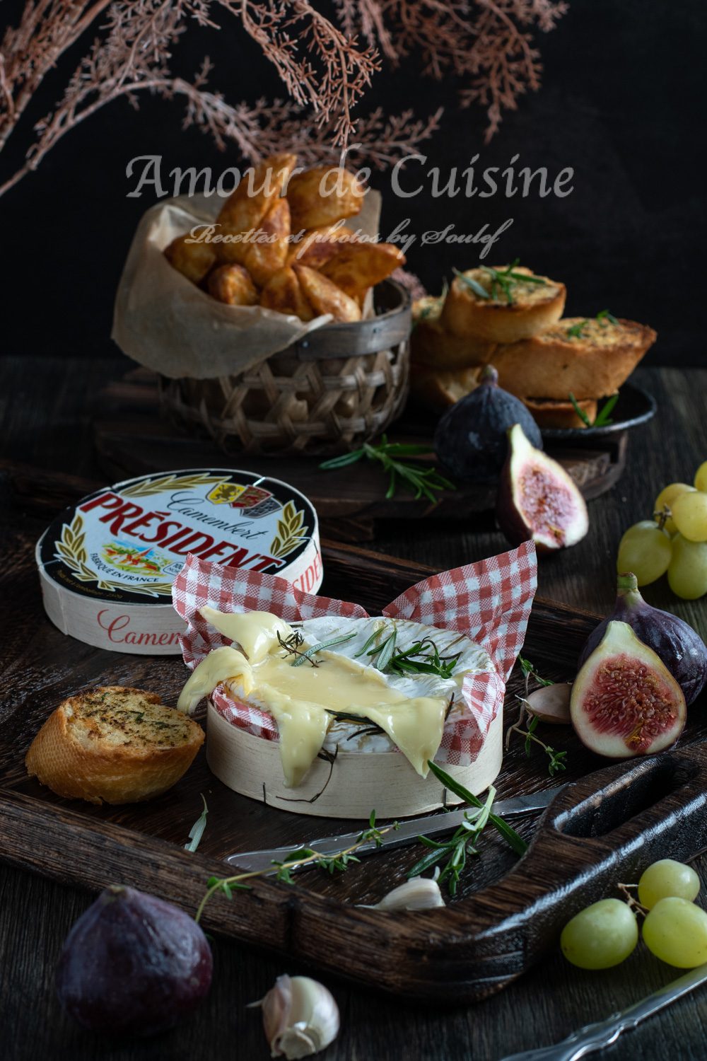 Camembert rôti au four