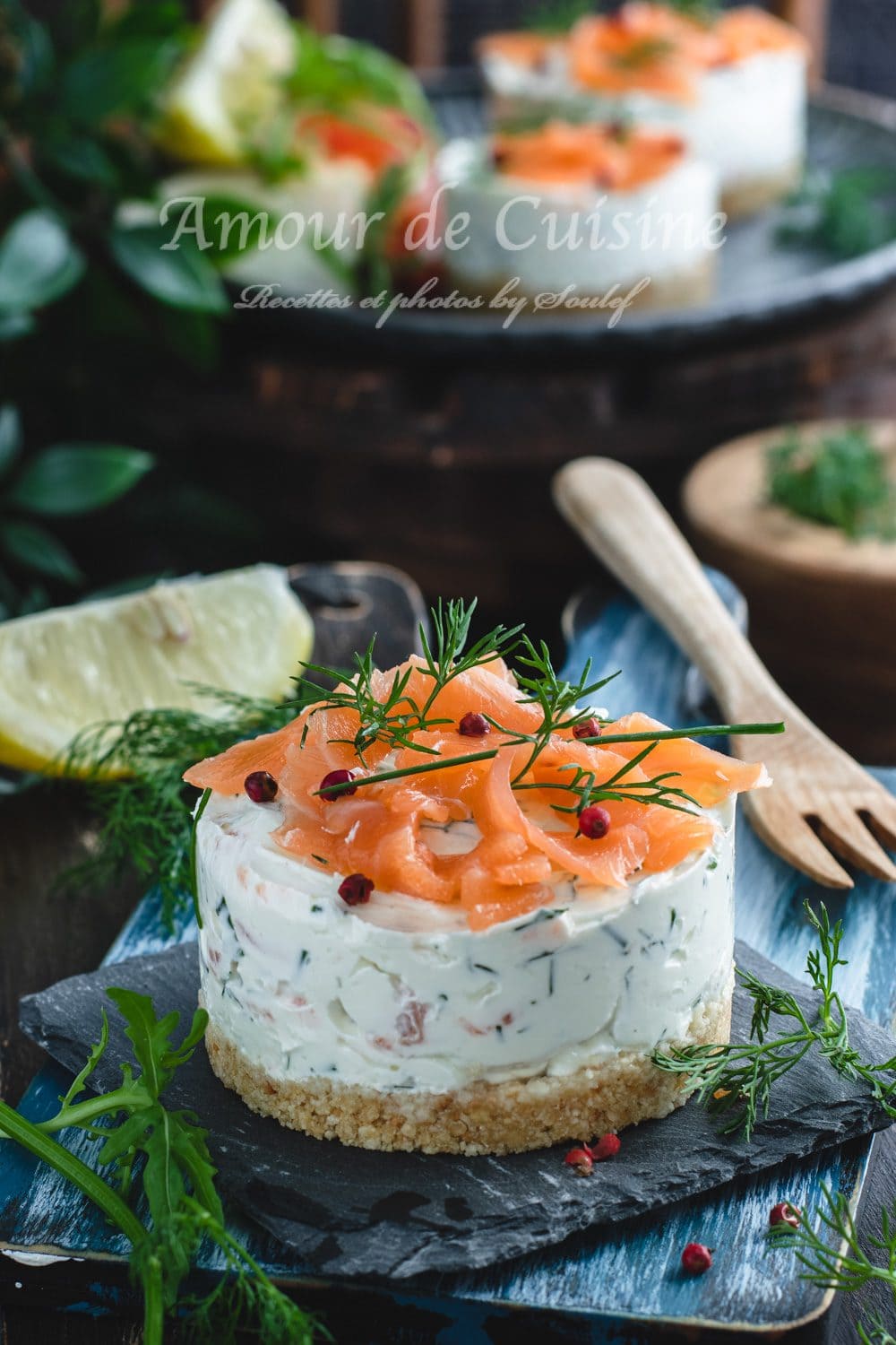 Cheesecake au saumon fumé facile