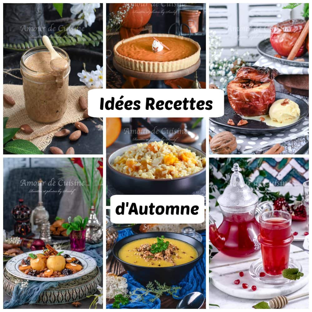 Idées de recettes d'automne ( soupes, plats et desserts)