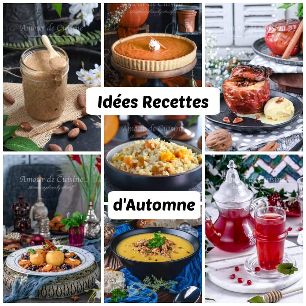 Idées de recettes d’automne ( soupes, plats et desserts)