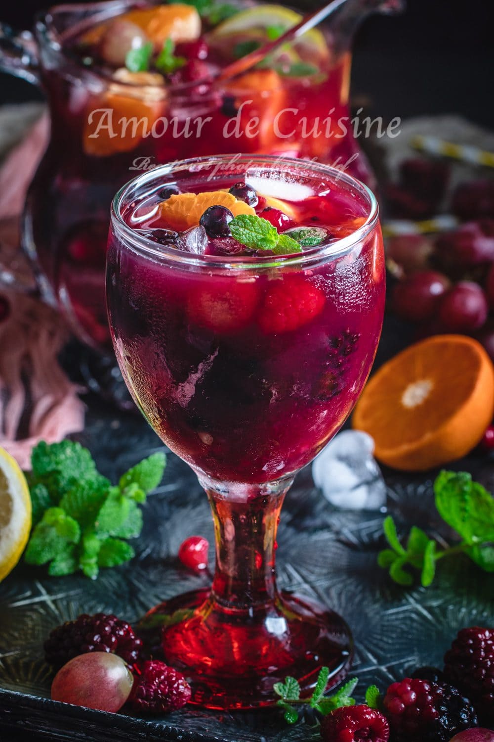 Sangria sans alcool mocktail facile