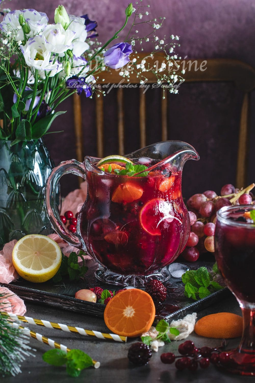 Sangria sans alcool mocktail facile