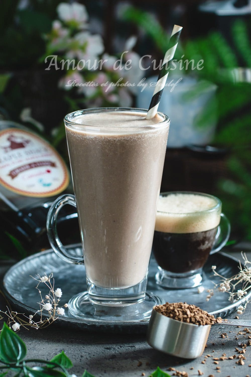 Smoothie au café et sirop d’érable