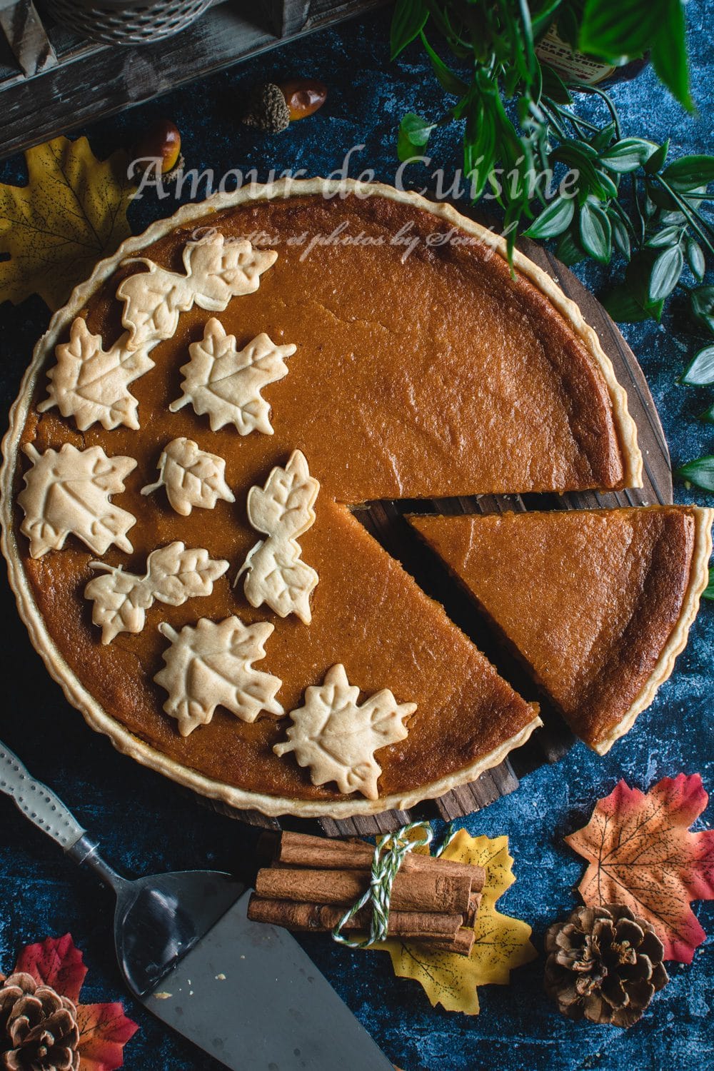 tarte de patate douce à l’érable