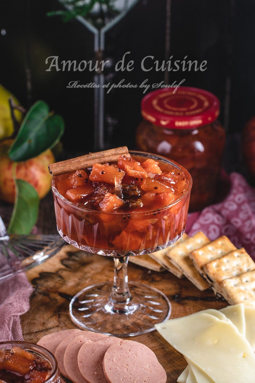 chutney de coings et pommes facile