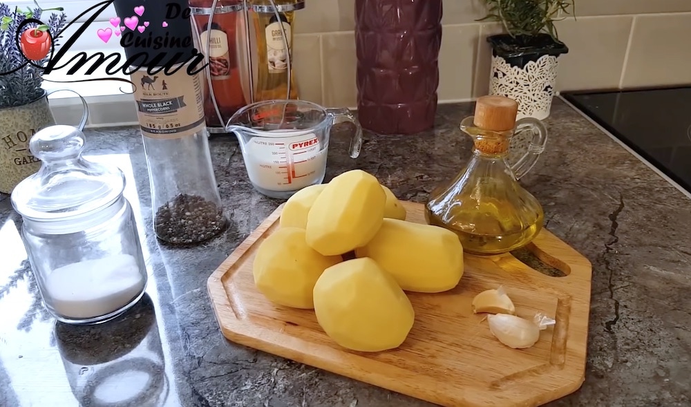 ingredients de l'ecrasee de pomme de terre